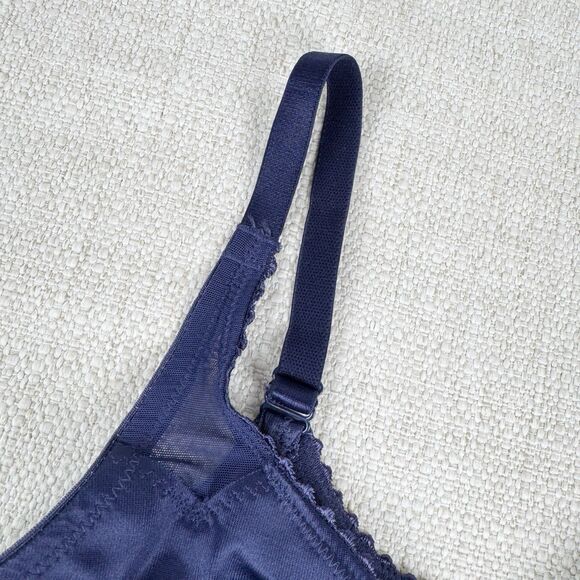 Ruby Ribbon Sheer Full Support Cami Size 34 Purple Sliming Shapewear Tank 3012 - Picture 5 of 13